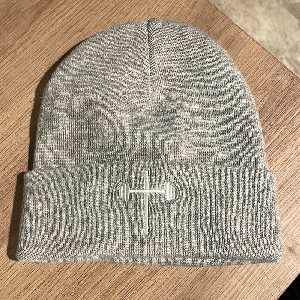 HolStrength Grey Ash Beanie NWOT